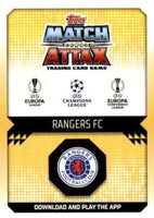 Rangers FC 2022 2023 TOPPS Match Attax UCL Team Badge  Series Mint Card #379
