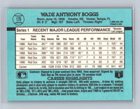 Wade Boggs 1991 Donruss Series Mint Card #178
