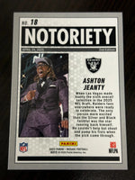 Ashton Jeanty 2025 Panini Mosaic Notoriety Series Mint Card #18
