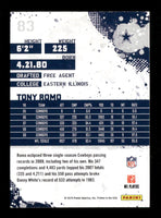Tony Romo 2010 Score Mint Card #83
