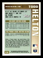 Todd Helton 1996 Topps Series Mint Rookie Card #13
