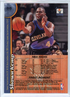 Shawn Kemp 1998 1999 Topps Finest Refractor w/ Coating Series Mint Card #88
