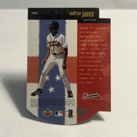 Andruw Jones 1998 Upper Deck National Pride Mint Card #NP8
