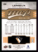 Mario Lemieux 2014 2015 Upper Deck MVP Series Card #294
