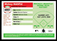Mickey Mantle 2008 Topps Mickey Mantle Home Run History Series Mint Card #MHR257
