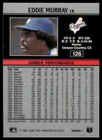 Eddie Murray 1991 Leaf Series Mint Card #126
