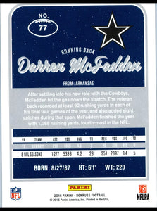 Darren McFadden 2016 Donruss Series Mint Card #77