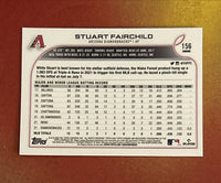 Stuart Fairchild 2022 Topps Chrome Prizm Refractor Series Mint Card #156
