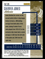 Chipper Jones 2014 Panini Classics Series Mint Card #25
