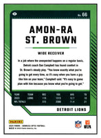 Amon-Ra St. Brown 2024 Donruss Optic Series Mint Card #66
