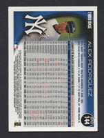 Alex Rodriguez 2010 Topps Chrome Series Mint Card #144
