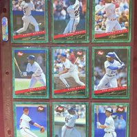 1994 Post Cereal Complete 30 Card Set in Original Box featuring Piazza, Griffey, Thomas ++