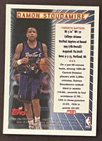 Damon Stoudamire 1996 1997 Topps Finest Mystery Finest Borderless Refractor Series Mint Card #M15
