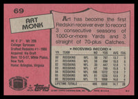 Art Monk 1987 Topps Series Mint Card #69
