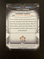 Carlos Correa 2016 Bowman Sophomore Standout Series Mint Card #SS-3
