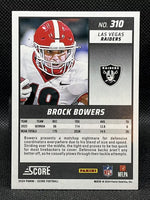 Brock Bowers 2024 Panini Score Series Mint Rookie Card #310
