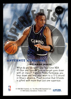 Anfernee Hardaway 1996 1997 Hoops Superfeats Series Mint Card #7
