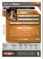 Steve Nash 2004 2005 Topps Total Mint Card #21
