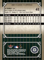 Ichiro Suzuki 2005 Fleer Classic Clippings Series Mint Card #41
