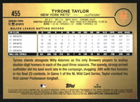 Tyrone Taylor 2024 Topps Golden Mirror Image Variation Mint Card #455 RARE!
