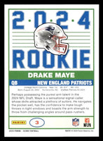 Drake Maye 2024 Panini Score 1989 Throwback Series Mint Rookie Card #3
