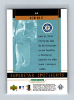 Ichiro Suzuki 2002 Upper Deck Ovation Series Mint Card #92
