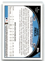 David Price 2009 Topps Factory Set Hobby Exclusive Rookies Series Mint Card #HOB1
