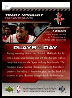 Tracy McGrady 2005 2006 Upper Deck ESPN Play Of The Day Series Mint Card #4
