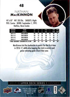 Nathan MacKinnon 2017 2018 Upper Deck Card #48
