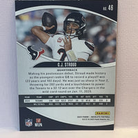 CJ Stroud 2025 Panini Absolute Green Series Mint Card #46
