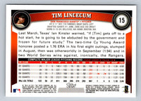 Tim Lincecum 2011 Topps Chrome Series Mint Card #15
