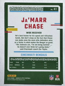 Ja’ Marr Chase 2023 Panini Donruss Optic Series Mint Card #41