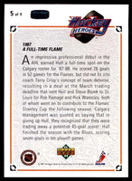 Brett Hull 1991 1992 Upper Deck Hockey Heroes Series Mint Card #5
