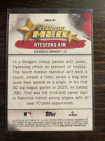 Hyeseong Kim 2025 Topps Update Stars of MLB Mint Rookie Card #SMLB-83
