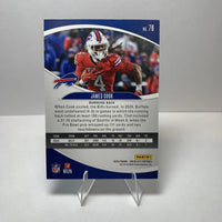 James Cook 2025 Panini Absolute Red, White, and Blue Kaleidoscope Series Mint Card #76
