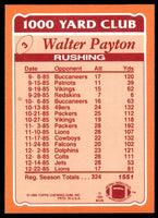 Walter Payton 1986 Topps 1000 Yard Club Series Mint Card #3
