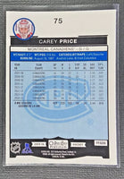 Carey Price 2015 2016 O-Pee-Chee Platinum Series Mint Card #75
