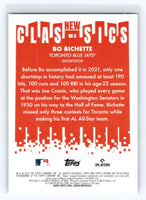 Bo Bichette 2022 Topps Chrome New Classics Series Mint Card #NC-5
