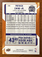 Patrick Ewing Jr 2008 2009 Upper Deck MVP Rookie Series Mint Card #236

