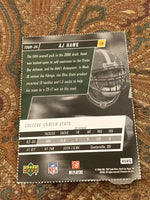 A.J. Hawk 2006 Upper Deck Tuff Stuff Series Mint Card #TSUD-34
