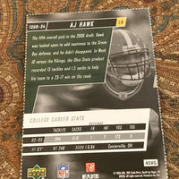 A.J. Hawk 2006 Upper Deck Tuff Stuff Series Mint Card #TSUD-34