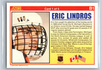 Eric Lindros 1990 1991 Score Bonus Card #1
