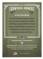 Justin Verlander 2005 Donruss Diamond Kings Series Mint Rookie Card #265
