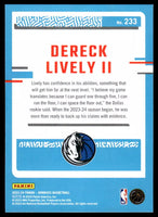 Dereck Lively II 2023 2024 Donruss Rated Rookie Series Mint Card #233
