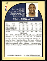 Tim Hardaway 1990 1991 Hoops Series Mint Rookie Card #113
