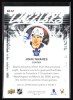 John Tavares 2024 2025 Upper Deck Green Dazzlers Series Mint Card #DZ-57
