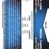 Ty Cobb and Miguel Cabrera 2011 Topps Diamond Duos Series Mint Card  #DD-CC