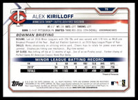 Alex Kirilloff 2021 Bowman Series Mint Rookie Card #75
