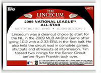 Tim Lincecum 2009 Topps Updates & Highlights Series Mint Card #UH232
