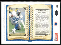 Barry Sanders 1992 Upper Deck Series Mint Card #511
